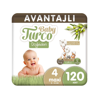 Doğadan 4 Numara Maxi 120 Adet