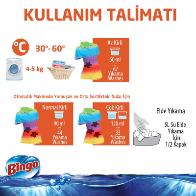 Giysi Şampuanı Canlandırıcı Etki 3 L