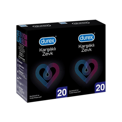Karşılıklı Zevk 40'lı Geciktiricili ve Tırtıklı Prezervatif