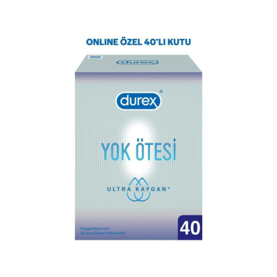 Yok Ötesi Ultra Kaygan 40'lı İnce Prezervatif