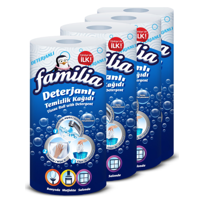 Deterjanlı Temizlik Havlusu x4