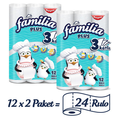 Plus Kağıt Havlu 24 Rulo