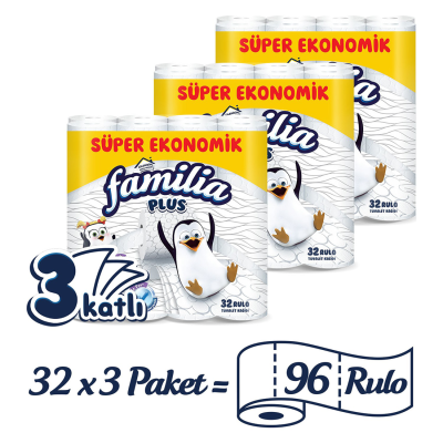 Plus Tuvalet Kağıdı 96'lı
