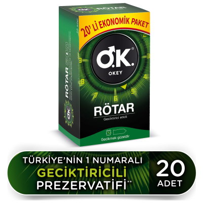 Rötar Prezervatif 20'li
