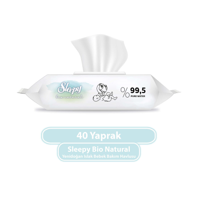 Bio Natural Islak Bebek Bakım Havlusu