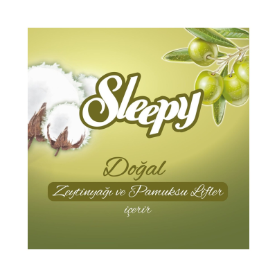 Doğal Zeytinyağlı ve Pamuklu Islak Bebek Havlusu