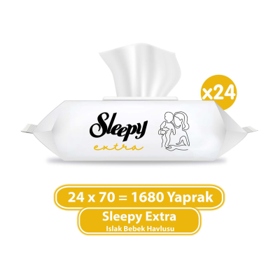 Extra Islak Bebek Havlusu 24x70
