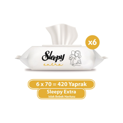 Extra Islak Bebek Havlusu 6x70