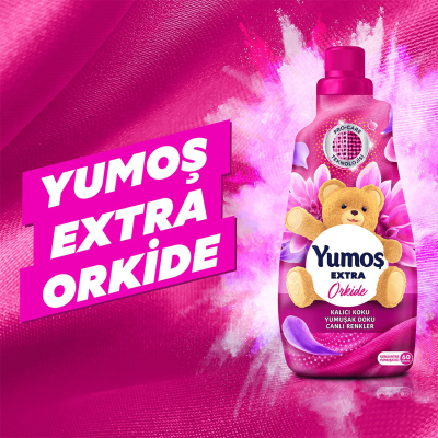 Yumoş Çamaşır Yumuşatıcısı Extra Konsantre Orkide 1440 ML 60 Yıkama